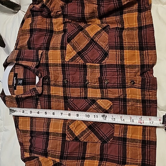 Womens sz medium RSQ flannel top. Beautiful fall colors - Picture 5 of 5